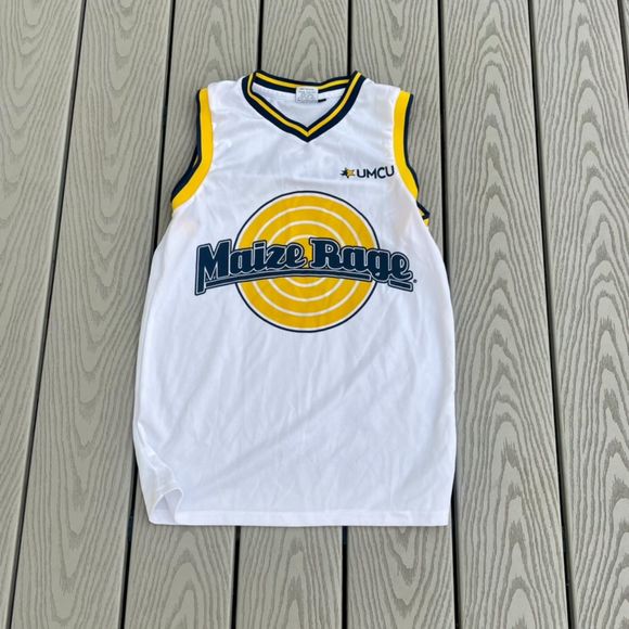 Michigan Maize Rage Basketball Jersey - Picture 1 of 3